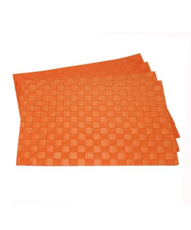 Orange Wipe Clean Placemat Set of 4