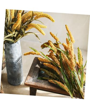 Alipis 3pcs Simulated Ears of Corn Dried Grasses Bundle Home D cor Dried Millet Home Accessories Decor Faux Plants Artificial Plant Home Decor Millet Decor Paddy Artificial Grass Iron Greenx3pcs 12X75CMx3pcs - Buy Online on SooperMarket.com