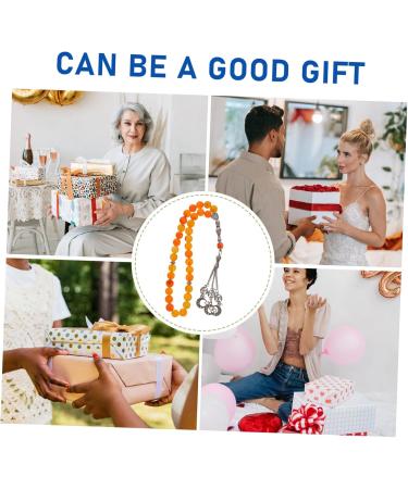 EXCEART 1 String 33 beads bracelet chinese bracelet buddhist prayer beads bracelet for women China Miss gem As Shown 1X1.5X31.5CM - Buy Online on SooperMarket.com