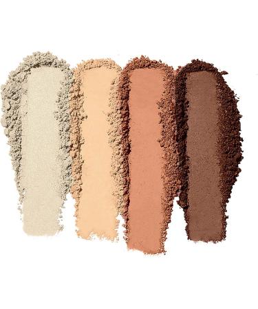 e.l.f. Powder Contour Palette Compact Powder Palette & Flawless Finish Foundation Lightweight Medium Coverage & Semi-Matte Beige 0.68 Fl Oz (20mL) (Packaging May Vary) Contour + Foundation - Buy Online on SooperMarket.com