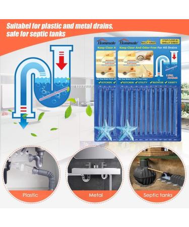 Drain Cleaner Sticks - Powerful Clog & Odor Eliminators for Grease Fats Oils & Soap Scum | International Shipping - Buy Online on SooperMarket.com