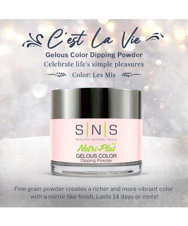 SNS Nail Dip Powder - Gelous Color Dipping Powder Les Mis | Long-Lasting 14 Days | Low-Odor No UV Lamp | 1 OZ | International Shipping Available - Buy Online on SooperMarket.com