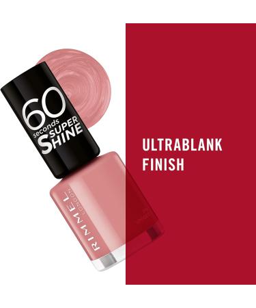 Rimmel 60 Seconds Super Shine Colour Block Nail Polish - Ultra Shine and Long Lasting - Quick Drying X Posed - Buy Online on SooperMarket.com