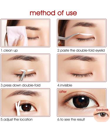 Invisible Eye-Lifting by Sticked Instant Double Eyelid Tape Eye Lid Lifters Tape Instant Lift Eye Lid Without Surgery Perfect for Hooded Droopy Uneven Mono-eyelids (L) - Buy Online on SooperMarket.com