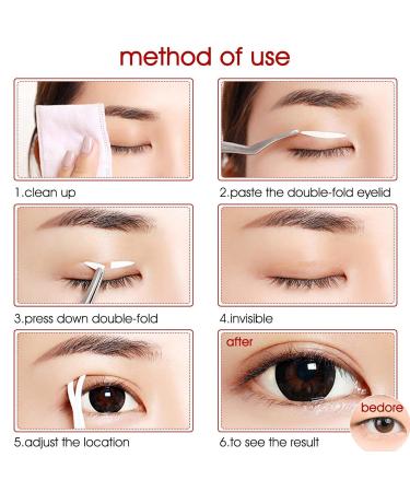 Invisible Eye-Lifting Tape - 240 PCs Double Eyelid Tape for Instant Eye Lift & Makeup Enhancement (L 6x30mm) - Buy Online on SooperMarket.com