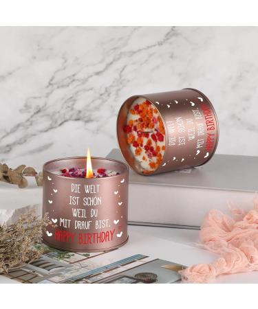 Prstenly Birthday Gift for Women - Unique Metal Candle for Girlfriend Mom Sister & Best Friend - Buy Online on SooperMarket.com
