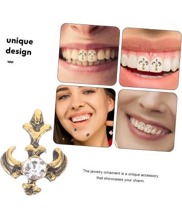 PACKOVE Tooth Gems Kit 15 Pcs Retro Vintage Decor Retro Decor Grill for Teeth Cosplay Rhinestones Accessories - Buy Online on SooperMarket.com