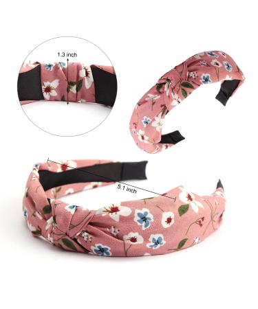 12 Pack Wide Knot Headbands for Women - Elastic Turban Boho Hair Accessories - Buy Online on SooperMarket.com