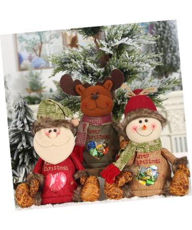 KALLORY Mini Christmas Bags Christmas Candy Bag Christmas Desktop Ornament Coffin Wedding - Buy Online on SooperMarket.com