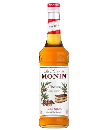 MONIN Premium Tiramisu Syrup 700ml for Coffee Baking and Cocktails. Vegan-Friendly Allergen-Free 100% Natural Flavours and Colourings Tiramisu 700 ml (Pack of 1)