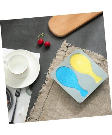 MAGICLULU 2pcs Chocolate Silicone Molds Sugar Molds Silicone Baking Mold Fried Chicken Mold Mini Cake Pans Chocolate Molds Demould Pudding Mold Mold Cupcake Mold Fudge Drumstick - Buy Online on SooperMarket.com