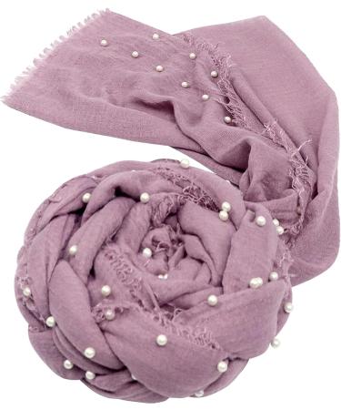 Newborn Photography Props Bundle: 4 PCS Handmade Knit Wrap Blankets Swaddle with Pearl Decor & Headbands - Snow Powder/Purple Gray - Buy Online on SooperMarket.com