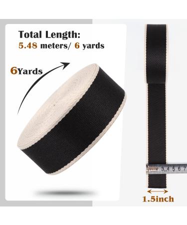 PECMER Black Striped 1.5 inch Heavy Duty Nylon Webbing Belt - 38mm wb07 - Buy Online on SooperMarket.com