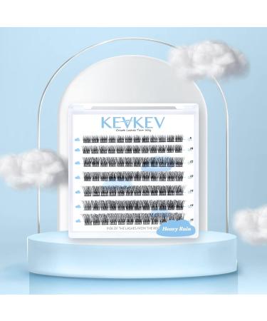 Lash Clusters 84 Pcs | DIY Eyelash Extensions | Individual Soft & Comfortable Clusters | C-Mix (8-16mm) Heavy Rain - Buy Online on SooperMarket.com