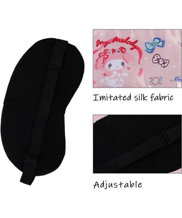 Cartoon Kitty Cat Sleep Eye Mask - 100% Blackout Blinders for Women - Pink - Buy Online on SooperMarket.com
