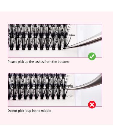 DIY Eyelash Extensions - 200pcs D Curl Mixed Tray (8-16mm) | Reusable & Natural Flare Lashes - Buy Online on SooperMarket.com
