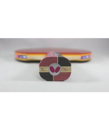 Butterfly Nakama S-5 Table Tennis Racket | ITTF Approved Carbon Paddle with Thick Sponge & Rubber Layer | Includes 2 Ping Pong Balls - Buy Online on SooperMarket.com