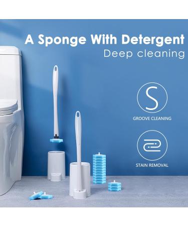 Yheonver Disposable Toilet Cleaning System Disposable Toilet Flushable Refill Brush Flushable Refills - 48 Refills - Buy Online on SooperMarket.com