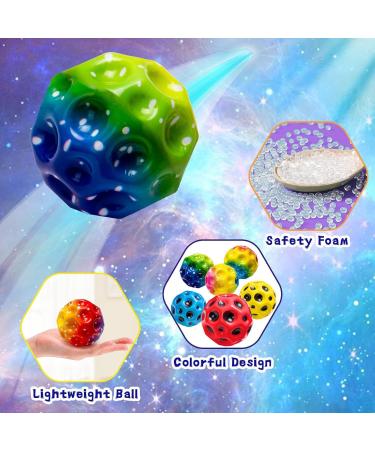Jiosdo Astro Jump Ball - 6 High Springing Galaxy Balls for Outdoor Fun | Perfect Gifts for Kids & Birthday Celebrations - Buy Online on SooperMarket.com