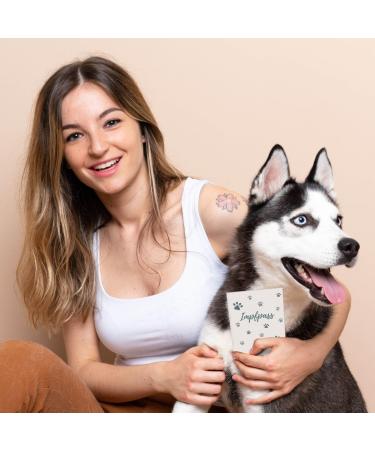 Personalized Wilhelm Fell Vaccination Passport Cover for Pets - Unique Gift Idea for Pet Owners - Paw Blue - Buy Online on SooperMarket.com