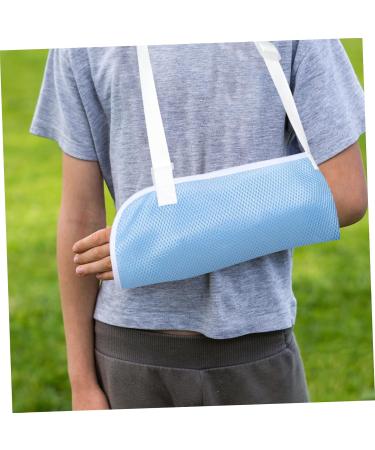 CIYODO Children's Arm Sling Arm Sling for Shoulder Sling Immobilizer Sling Arm Brace Net 60X30CM Sky-blue - Buy Online on SooperMarket.com