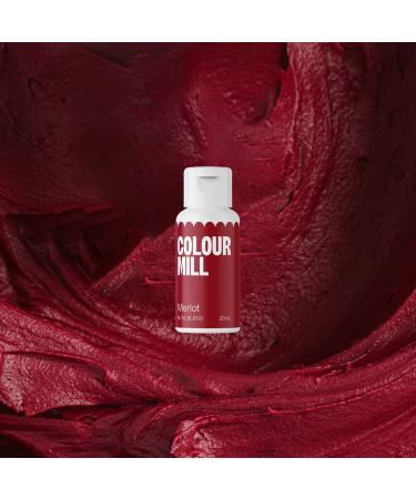 Colour Mill Merlot Oil Based Food Colouring 20ml Colours all Icings Chocolate Dough and More