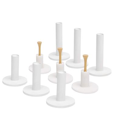 GoSports Rubber Golf Tees 9 Pack - 3X of 1.5", 2.25" and 3.5" Tees - Universal with Artificial Turf Golf Mats