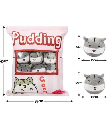 HXPLN 8 Pink Hamster Plush Pillow Set - Removable Toy Bag, Stuffed Animal Decoration Gift for Girls & Children - Buy Online on SooperMarket.com