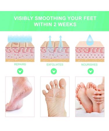 Corn Skin Socks - Foot Peeling Pedicure for Silky Soft Feet | Deep Cracked Heels Repair & Dead Skin Removal - Buy Online on SooperMarket.com