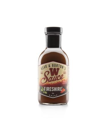 Bear & Burton's W Sauce, Fireshire - Pack of 1 13 Fl Oz (Pack of 1)