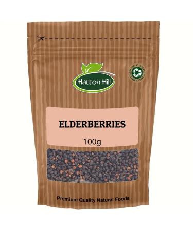 Elderberries Whole 100g by Hatton Hill