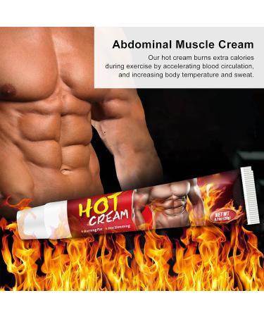 Men's Abdominal Muscle Hot Cream - Fat Burner for Weight Loss & Sweating - Tummy Muscle Toner - Buy Online on SooperMarket.com