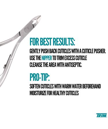 Trim Cuticle Nipper - Professional Stainless Steel Cuticle Remover for Manicure & Pedicure | High-Quality Nail Care Tool for Toenails & Fingernails - Buy Online on SooperMarket.com