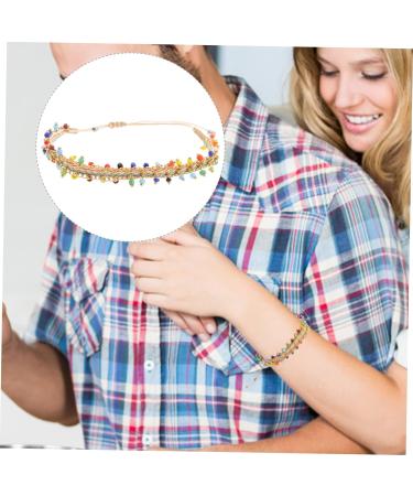TENDYCOCO Nepal Bracelet Strand Bracelet Woven Wrist Bracelet Retro Bracelet Bracelets Bonding Bracelets for Couples Handmade Wrist Jewelry Accessories Vintage Lovers Braided Rope 26x1.5cm As Shown - Buy Online on SooperMarket.com