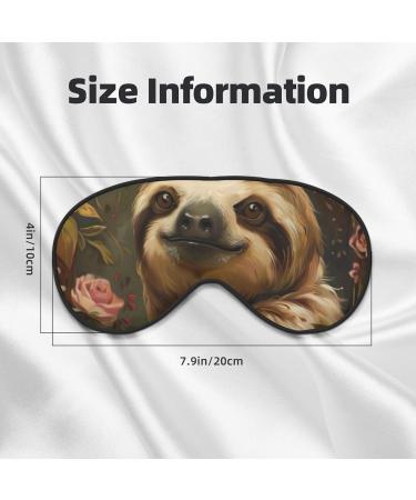 SSIMOO Cute Sloth Soft Sleep Eye Mask - Breathable Eye Patch for Women | Perfect Travel Accessory & Relaxation Gift - Buy Online on SooperMarket.com