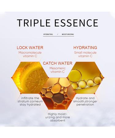 Vitamin C Serum for Face Concentrated Ampoules Vit C Serum Anti Ageing & Anti Wrinkle Serum Brightening Serum for Dull Tired Skin Powerful Antioxidant Protection face serum 7x2ml Ampoule Serum - Buy Online on SooperMarket.com