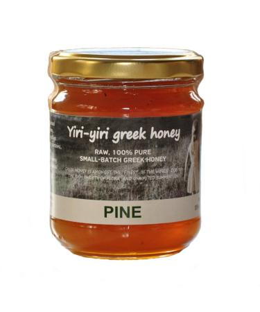 RAW Greek Honey 100% Pure - Pine 260g - from The Mountain of Mantoudi.