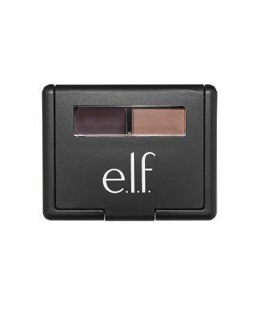 e.l.f Eyebrow Kit - Brow Powder and Wax Duo for Long Lasting, Defined, Shaped, and Contoured Brows - Dark Shade for Fuller, Thicker, and More Defined Brows - Includes Brush - 0.13 Oz (Pack of 1) - Buy Online on SooperMarket.com