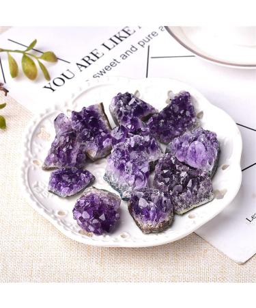 1PC Natural Amethyst Crystal Cluster Quartz Raw Crystals Stone Decoration Ornament Purple Stone Ore 1PC Random Delivery - Buy Online on SooperMarket.com