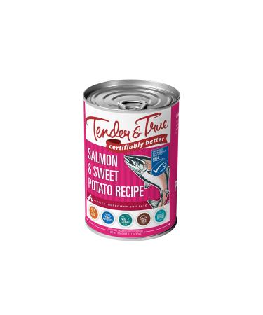 Tender & True Salmon & Sweet Potato Recipe Canned Dog Food ( Pack of 12), 33031