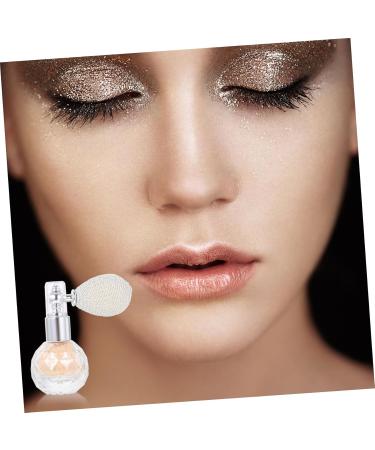 WOFASHPURET 1pc Body Air Bag Powder Hair Perfume Shimmering Face Powder Highlighter Sprayer Makeup Tools Glass Golden 1 count (Pack of 1) - Buy Online on SooperMarket.com