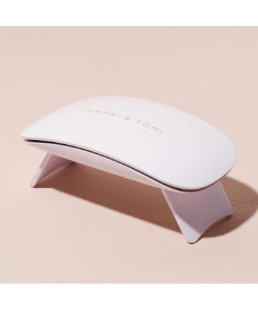 DANNI&TONI Mini UV LED Nail Lamp 60S Timer Nail Dryer Curing Light for Gel Nails (LED Lamp Velour)