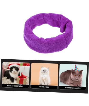 FRCOLOR 2pcs Portable Snood Dog Supply for Warm Pets Accessory Earmuff Comfortable Pet Elastic Puppy Lint Sx2pcs Purplex2pcs - Buy Online on SooperMarket.com
