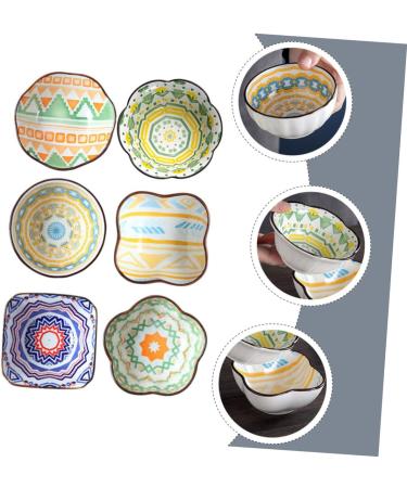 MAGICLULU 6pcs Ceramic Saucer Ceramics Sauces Sushi re-usable - Buy Online on SooperMarket.com