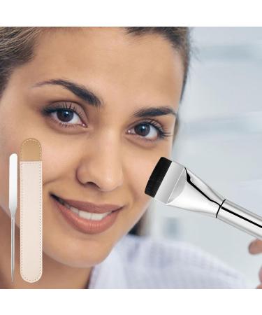 Teksome Foundation Makeup Brush - Flat Head Concealer Foundation Brush Smooth Application Makeup Tool for Travel Business Trip Home Dormitory - Buy Online on SooperMarket.com
