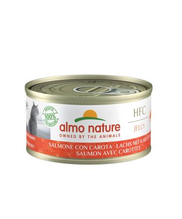 Almo Nature HFC Jelly wet cat food - Salmon with Carrots 24-pack (24 x 70g) Salmon with Carrots 70 g (24-pack)
