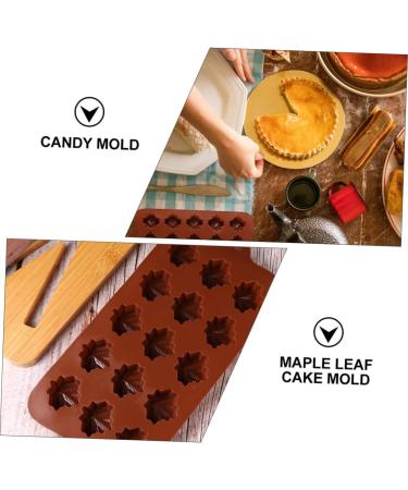 HOMSFOU 6 Pcs Maple Leaf Mold Thanksgiving Fondant Molds Chocolate Thankgiving Cake Mold Fall Candy Ice Jewlery Making Supplies Silicone Baking Mold Fudge Child Chewing Gum Silica Gel - Buy Online on SooperMarket.com