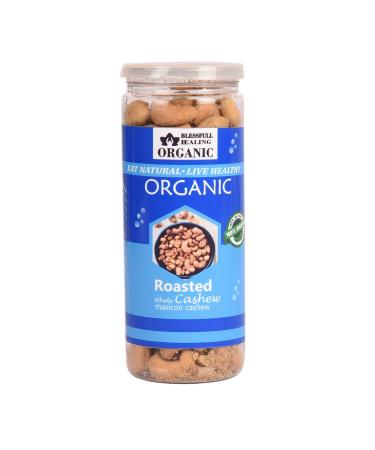 Blessfull Healing Organic Natural Vegan Maxicon Roasted Whole Cashew Nuts Crunchy Kaju 150 Gram
