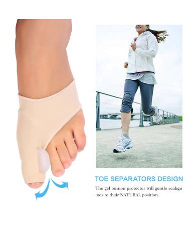 ANGGREK Bunion Relief Kit - Toe Bunion Corrector & Protector Sleeves for Hallux Valgus & Hammer Toe - Gel Toe Treatment for Pain Relief - Buy Online on SooperMarket.com