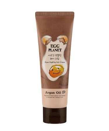 Daeng Gi Meo Ri - Egg Planet Argan Angel Ring Hair Cream (4.0 FL OZ / 120 ml) - Korean Beauty Hair Care Solution for Damaged Hair Premium Beauty K-beauty Enthusiasts